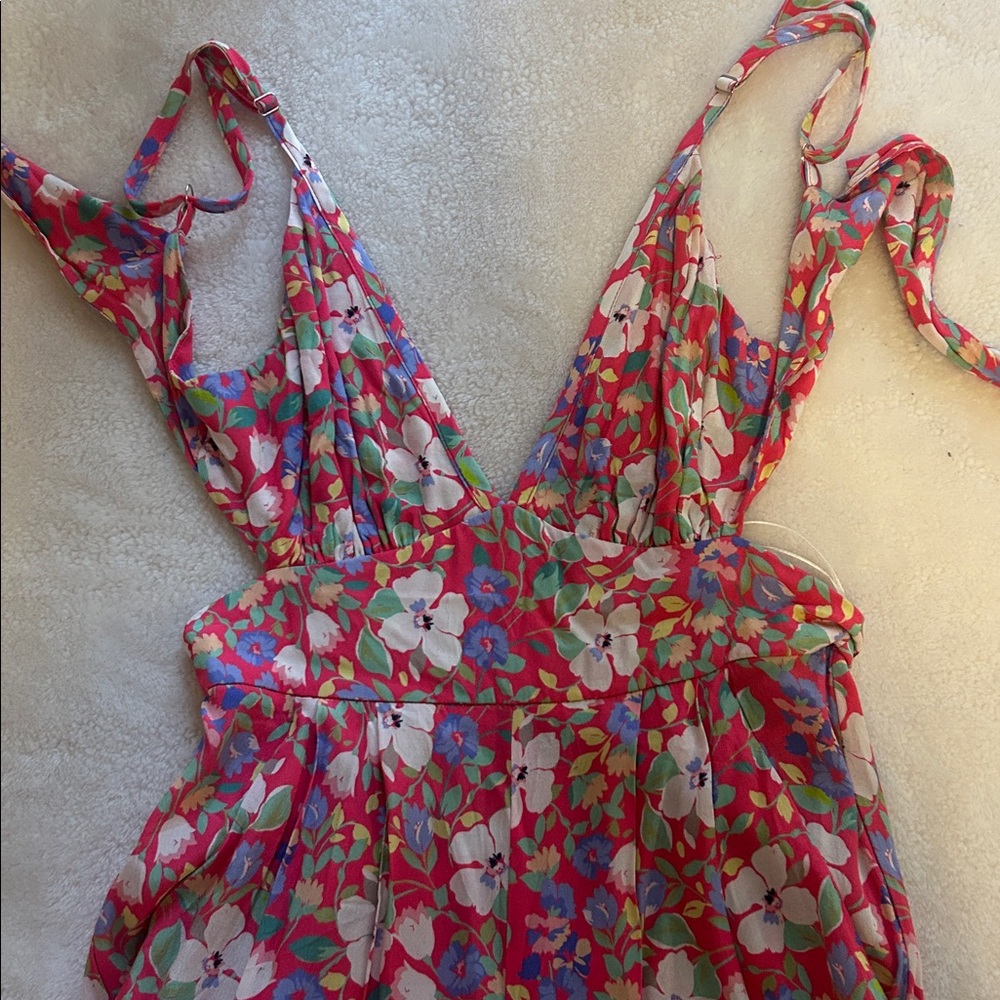Yumi Kim Floral Pink Jumpsuit - Picture 3 of 6